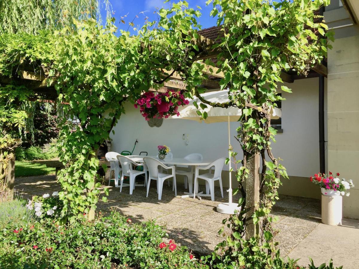 "Zur Alten Schmiede", 70M2 Studio Mit Kaminfeuer Und Sauna Fraubrunnen Exterior foto